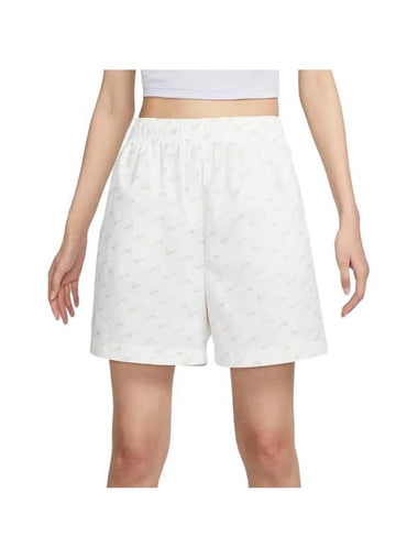 Sportswear Everyday Modern High Waist Woven Shorts White - NIKE - BALAAN 1