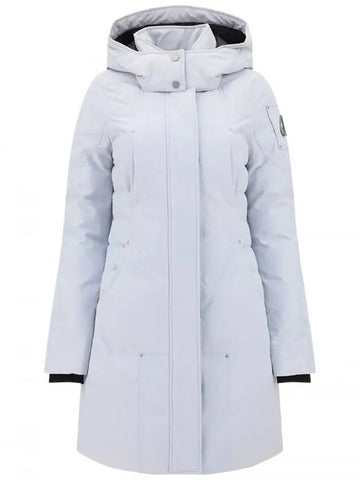 Women's Cloud Down Parka Light Blue - MOOSE KNUCKLES - BALAAN 1