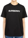 logo short sleeve t-shirt black - BURBERRY - BALAAN 4