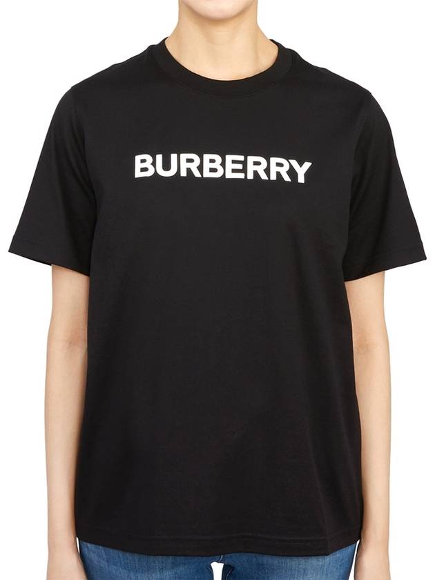 logo short sleeve t-shirt black - BURBERRY - BALAAN 4