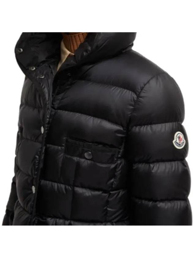 Hirma Logo Patch Long Padding Black - MONCLER - BALAAN 4