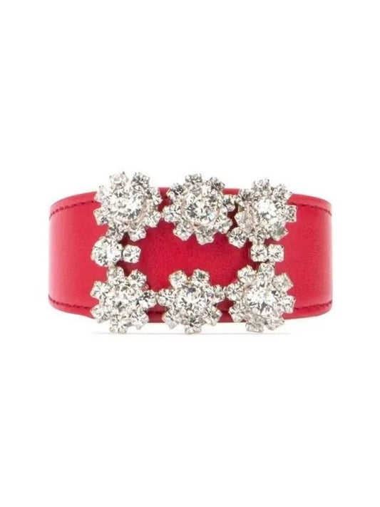 Flower Buckle Bracelet Red - ROGER VIVIER - BALAAN 2