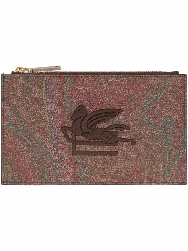 Etro Logo Print Flat Pouch - ETRO - BALAAN 2