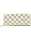 Clemence Damier Azur Long Wallet Beige - LOUIS VUITTON - BALAAN 6