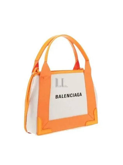 Cabas XS Tote Bag Natural Pop Orange - BALENCIAGA - BALAAN 2