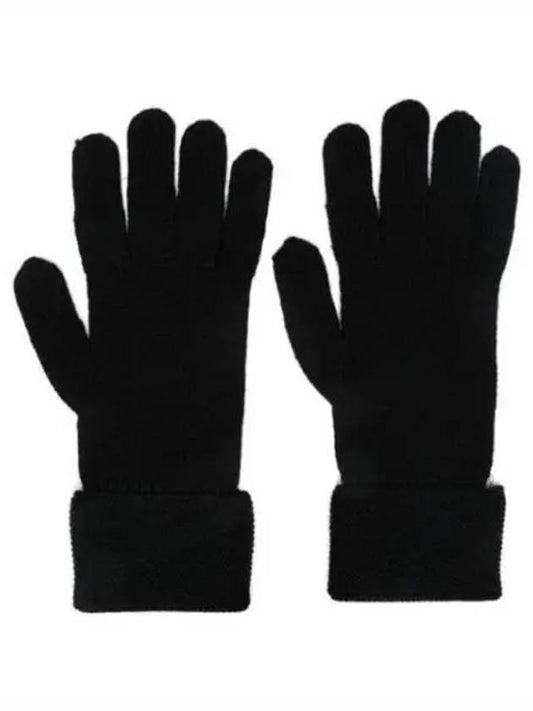 Logo Knit Gloves Black - VIVIENNE WESTWOOD - BALAAN 2