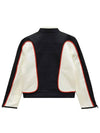 J-Blink Color Block Biker Jacket Black White - DIESEL - BALAAN 8