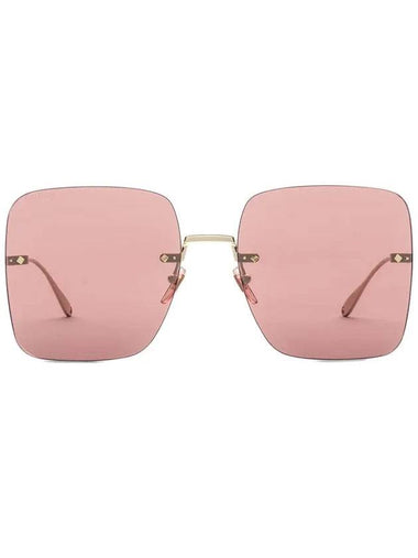 oversized square frame sunglasses red - GUCCI - BALAAN 1