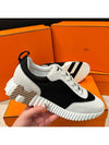 Bouncing Low Top Sneakers Noir Blanc - HERMES - BALAAN 4