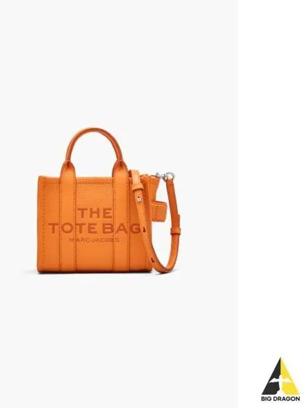 Leather The Mini Tote Tangerine MBBAA24007ORX - MARC JACOBS - BALAAN 1