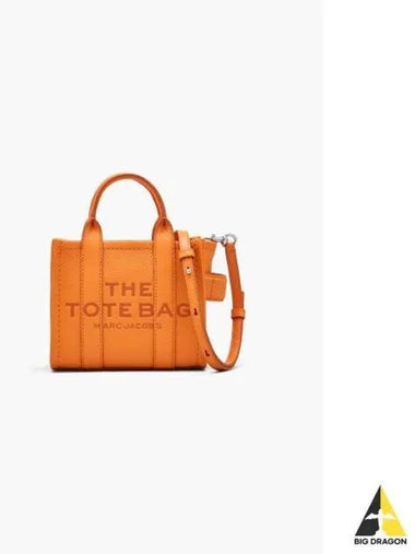 Leather The Mini Tote Tangerine MBBAA24007ORX - MARC JACOBS - BALAAN 1