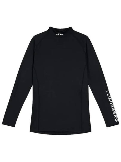 Golf Aello Soft Compression Long Sleeve T-Shirt Black - J.LINDEBERG - BALAAN 2