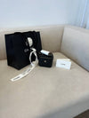 Classic Small Chain Grained Calfskin Gold Metal Cosmetic Case Mini Bag Black - CHANEL - BALAAN 5