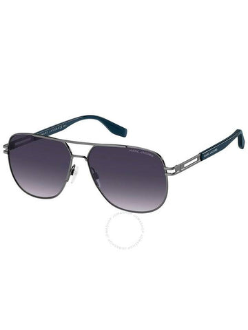 Marc Jacobs Dark Grey Gradient Navigator Men's Sunglasses MARC 633/S 0KJ1/9O 60 - MARC JACOBS - BALAAN 1