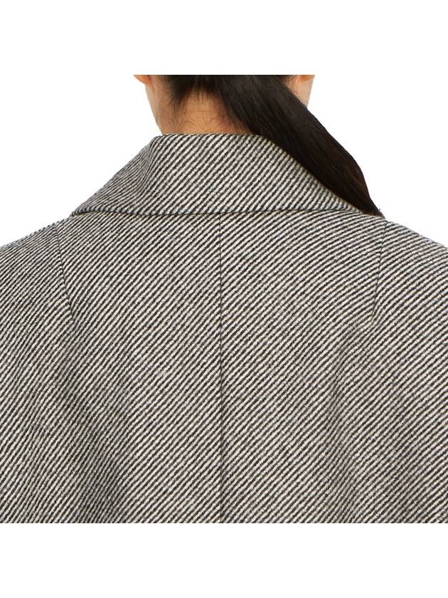 Virgin Wool Single Coat Graphite - PATOU - BALAAN 11