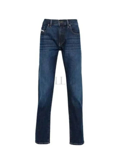 D Strukt 0PFAZ Slim Fit Jeans Dark Blue - DIESEL - BALAAN 2