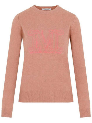 Women's Bimba Cashmere Knit Top Pink - MAX MARA - BALAAN 1