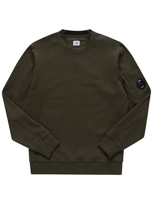 Diagonal Raised Fleece Sweatshirt Green - CP COMPANY - BALAAN 6