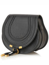 Marcie Saddle Small Grained Leather Cross Bag Black - CHLOE - BALAAN 3