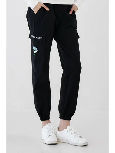 Swag Ball Side Pocket Women s Jogger Pants Black - GOXO - BALAAN 1