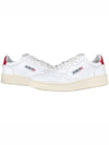 Medalist Red Tab Low Top Sneakers White - AUTRY - BALAAN 3