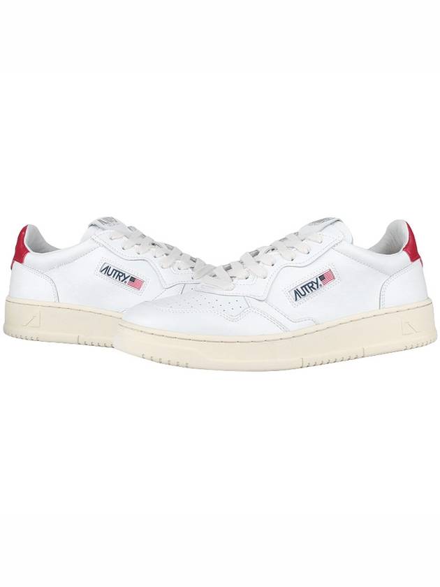 Medalist Red Tab Low Top Sneakers White - AUTRY - BALAAN 3