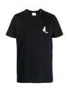 Logo Print Cotton Short Sleeve T-Shirt Black - ISABEL MARANT - BALAAN 3