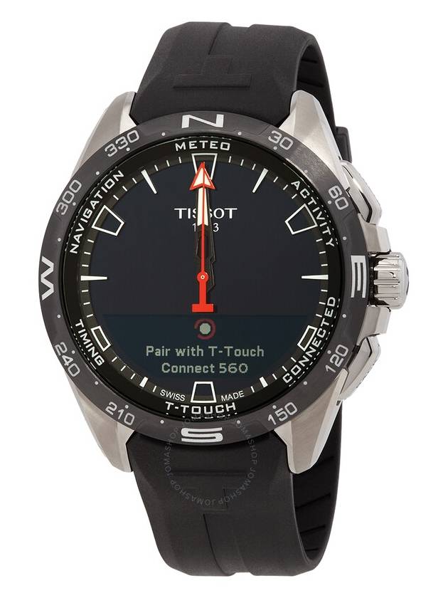 Tissot T-Touch Perpetual Alarm Chronograph Quartz Analog-Digital Black Dial Men's Watch T121.420.47.051.00 - TISSOT - BALAAN 1