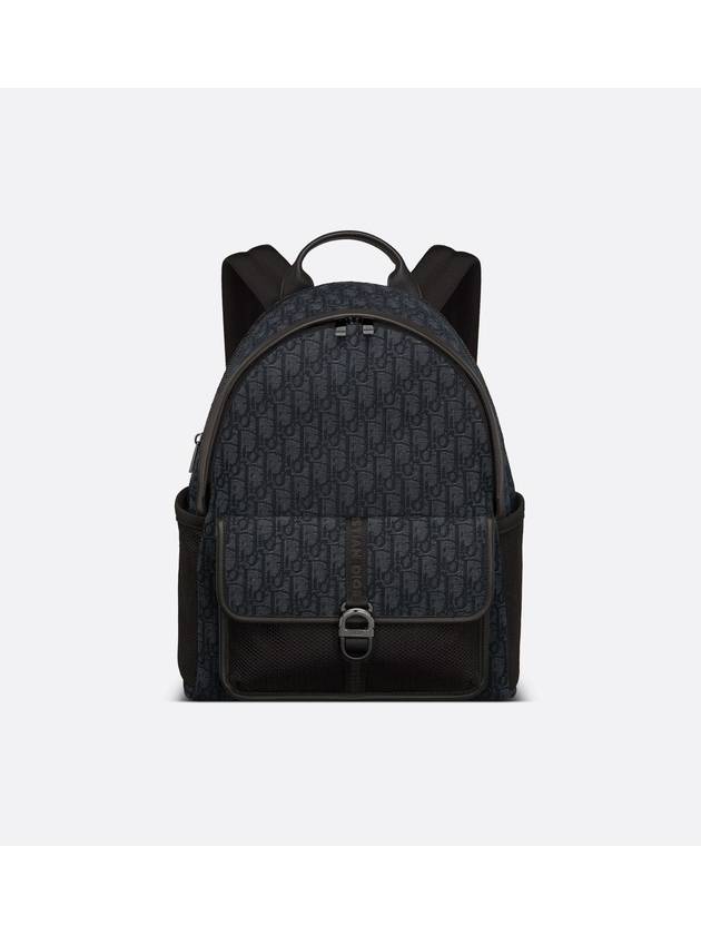 8 Oblique Jacquard Backpack Black - DIOR - BALAAN 1