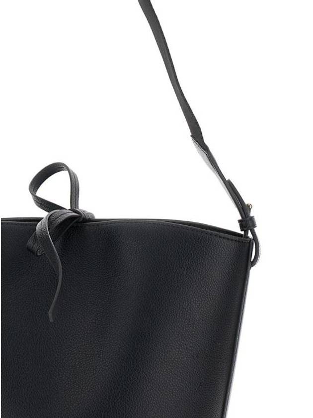 Ana Leather Shoulder Bag Black - A.P.C. - BALAAN 5