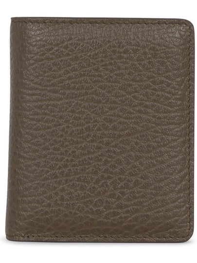 Stitch Leather Compact Half Wallet Brown - MAISON MARGIELA - BALAAN 2