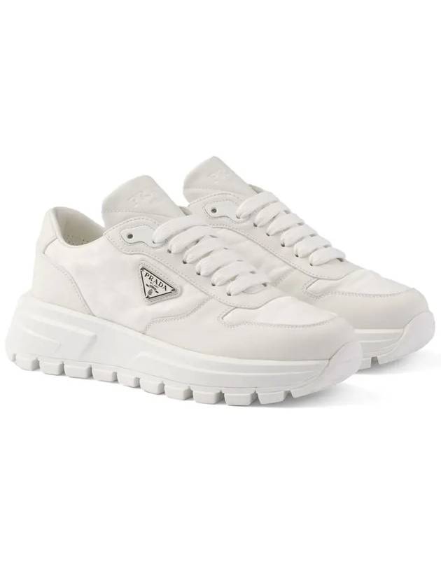 Prax 01 Low Top Sneakers White - PRADA - BALAAN 3