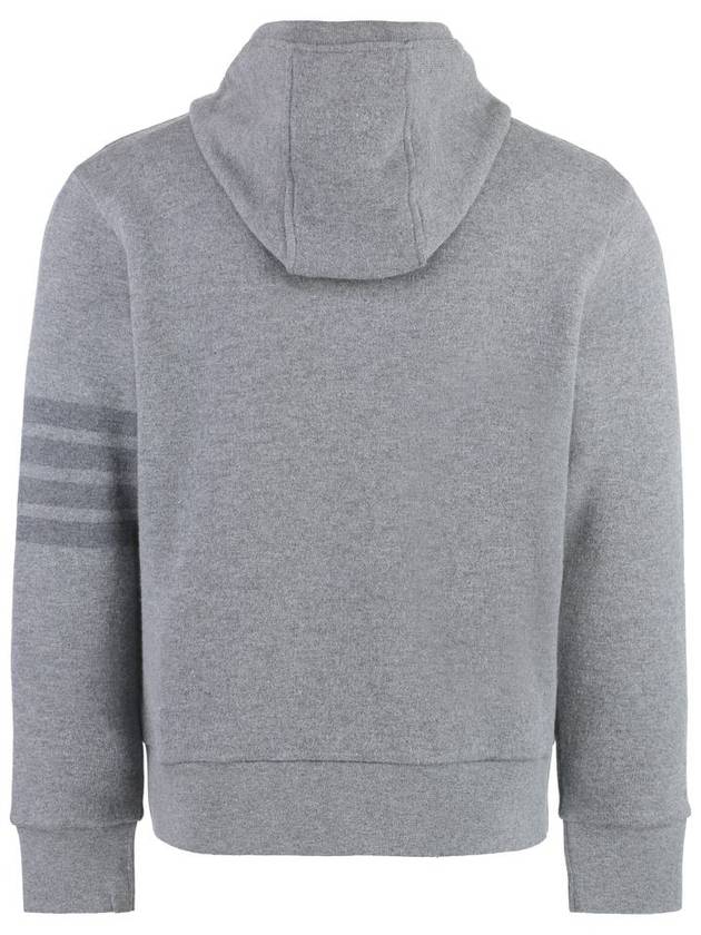 4 Bar Stripe Hoodie Grey - THOM BROWNE - BALAAN 3