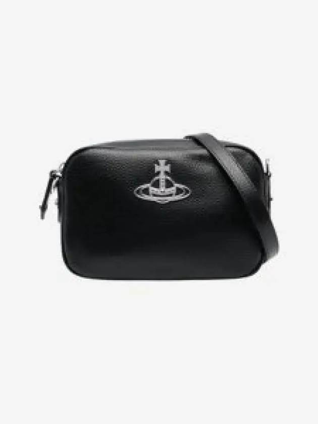 Anna Fake Leather Camera Cross Bag Black - VIVIENNE WESTWOOD - BALAAN 2