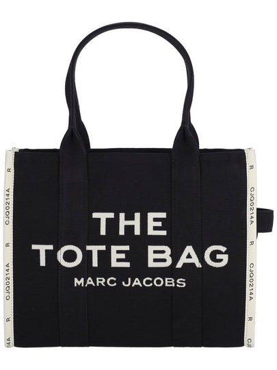 Logo Jacquard Large Tote Bag Black - MARC JACOBS - BALAAN 2