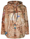 Print Drawstring Hoodie Brown - VIVIENNE WESTWOOD - BALAAN 2