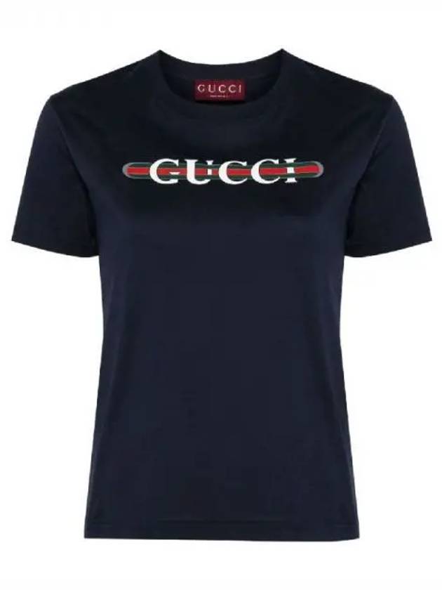 Logo printing cotton short sleeve t shirt 271987 - GUCCI - BALAAN 1