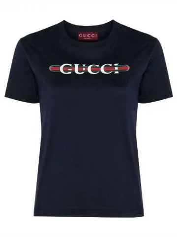 Logo printing cotton short sleeve t shirt 271987 - GUCCI - BALAAN 1