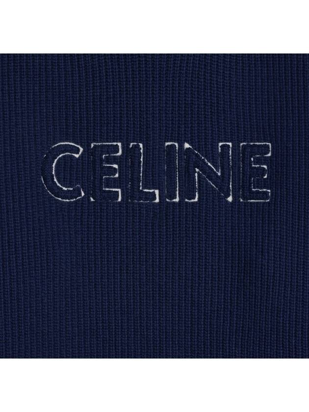 oversized crew neck sweater wool - CELINE - BALAAN 3