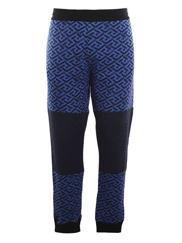 La Greca Pattern Track Pants Blue - VERSACE - BALAAN 1