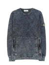 Wappen Vintage Sweatshirt Washing Gray - STONE ISLAND - BALAAN 1