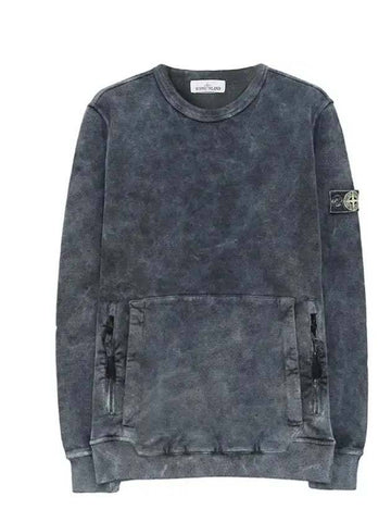 Wappen Vintage Sweatshirt Washing Grey - STONE ISLAND - BALAAN 1