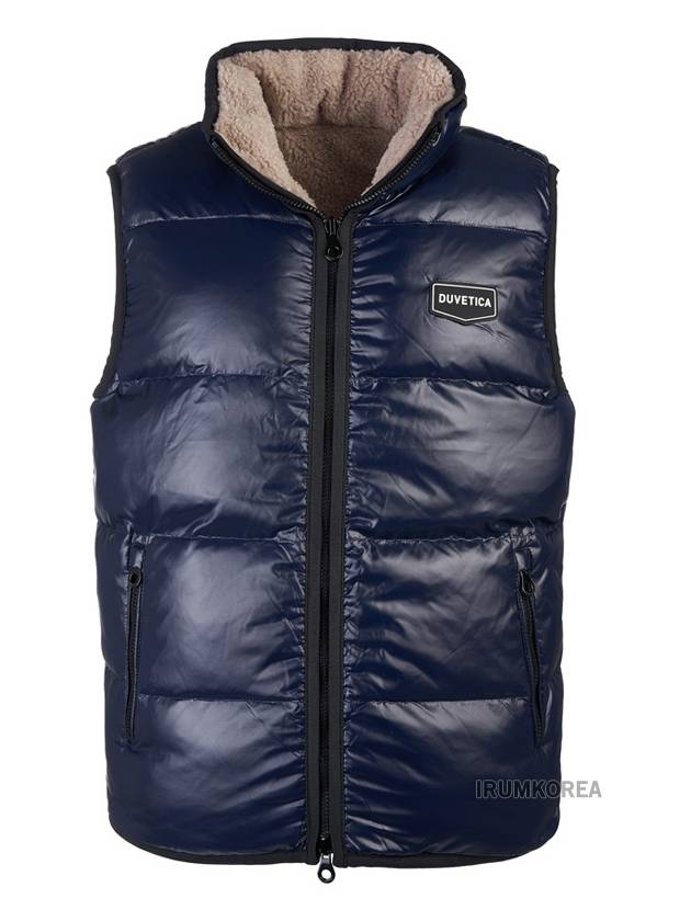 Algorab Logo Reversible Vest Navy - DUVETICA - BALAAN 3