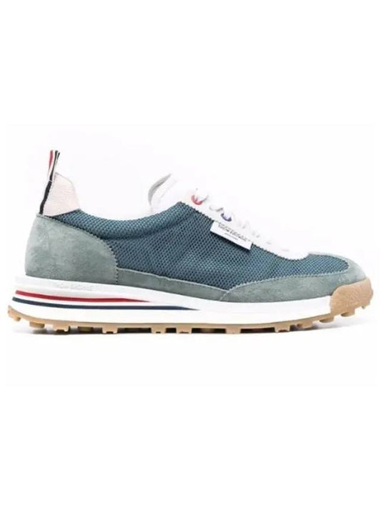 Tesuto Mesh Tech Runner Low Top Sneakers Dark Blue - THOM BROWNE - BALAAN 2