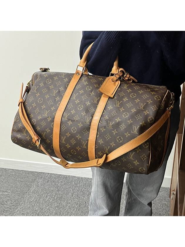 Used travel bag Keepall 50 Boston S241028 18 - LOUIS VUITTON - BALAAN 1