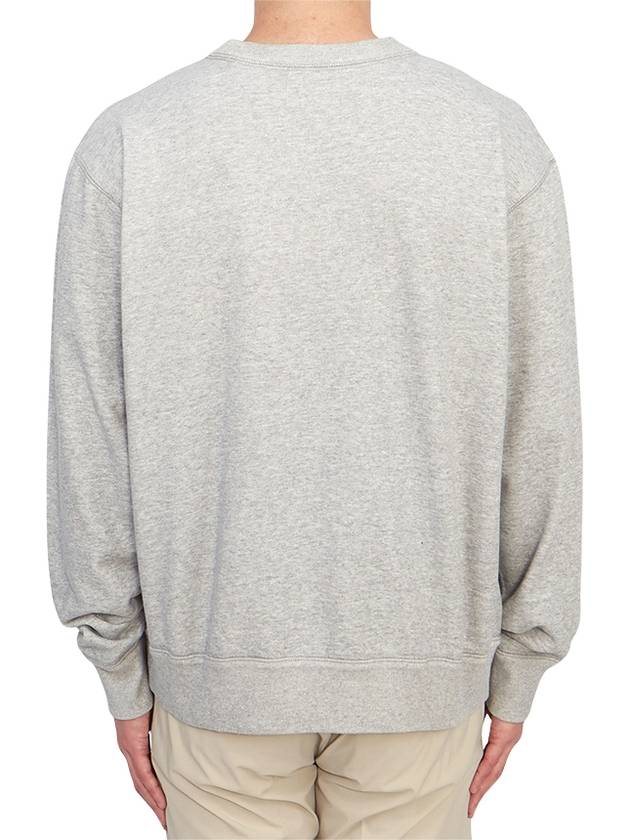 Mikoy Big Logo Cotton Sweatshirt Grey - ISABEL MARANT - BALAAN 4