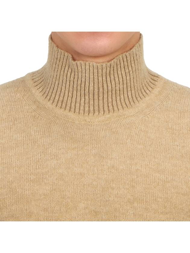 Men's Knit Turtleneck Beige - RVR LARDINI - BALAAN 7