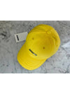 Jacquemus LA CASQUETTE ROND cap hat 226AC402 5001 250 yellow 58 - JACQUEMUS - BALAAN 1