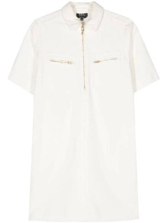 Rosa Short Dress White - A.P.C. - BALAAN 1