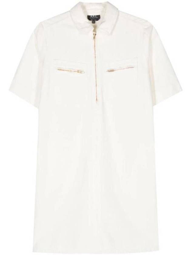 Rosa Short Dress White - A.P.C. - BALAAN 1